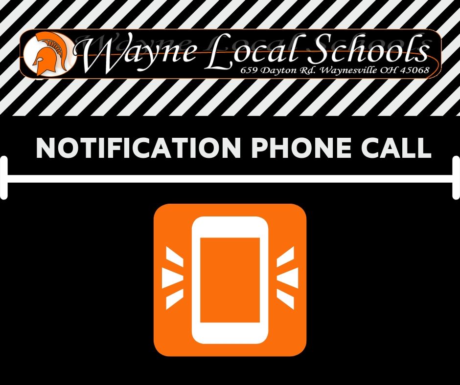 black image with an orange cell phone